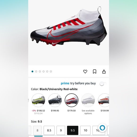 Nike vapor edge SIZE 9 1/2 NEW - Picture 8 of 8